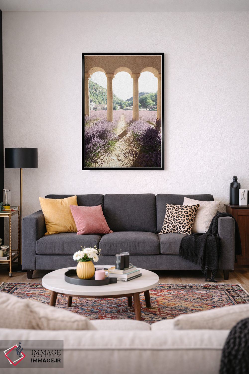 تابلو دکوراتیو سرزمین رویایی اسطوخودوس اثر جیمز ترالی - D3B