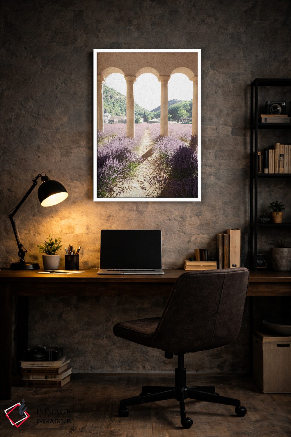 تابلو دکوراتیو سرزمین رویایی اسطوخودوس اثر جیمز ترالی - D6W