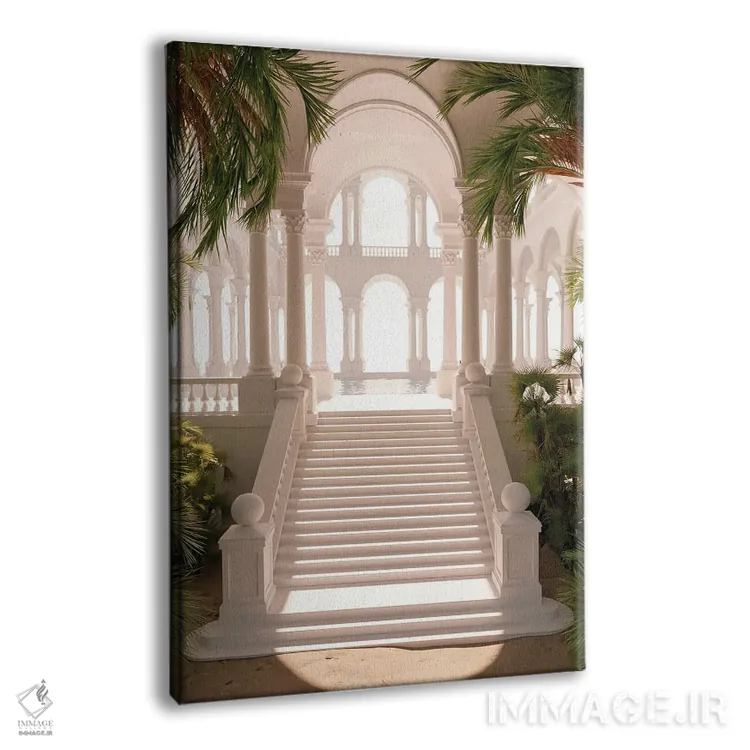 تابلو دکوراتیو جنگل رویایی طاق دار اثر جیمز ترالی - نمای پرسپکتیو محصول