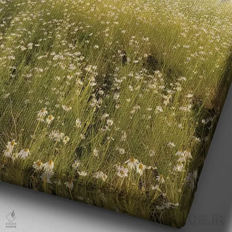 تابلو دکوراتیو خیال پردازی ها اثر جیمز ترالی - نمای نزدیک بافت بوم