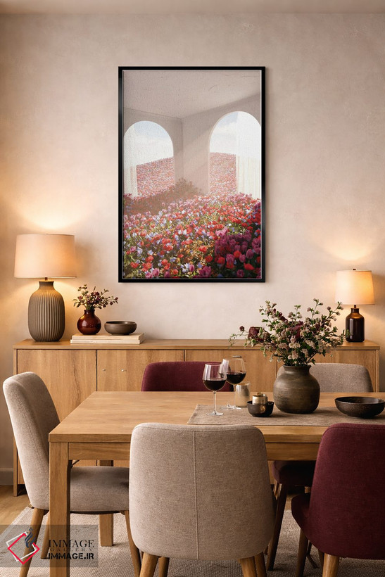 تابلو دکوراتیو رویاهای گلی اثر جیمز ترالی - D4B