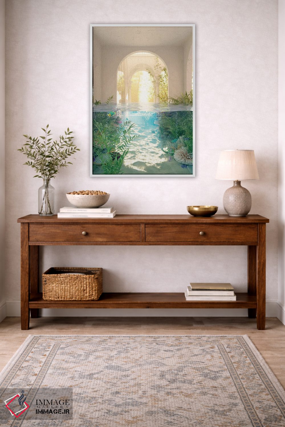 تابلو دکوراتیو مرجان های خانه ساحلی اثر جیمز ترالی - D2W