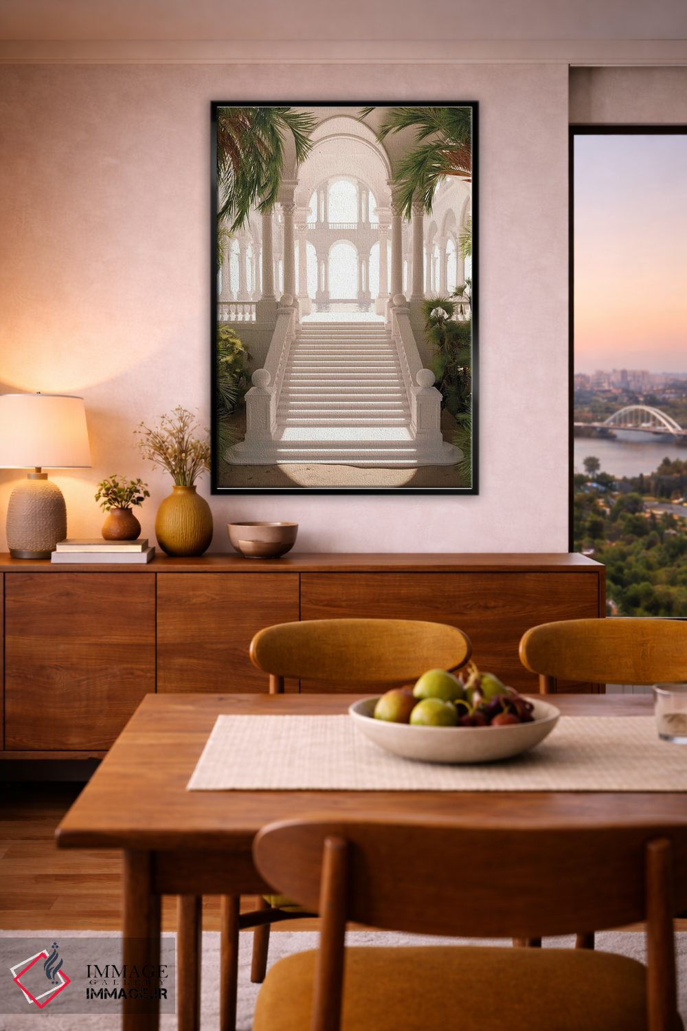 تابلو دکوراتیو جنگل رویایی طاق دار اثر جیمز ترالی - D6B