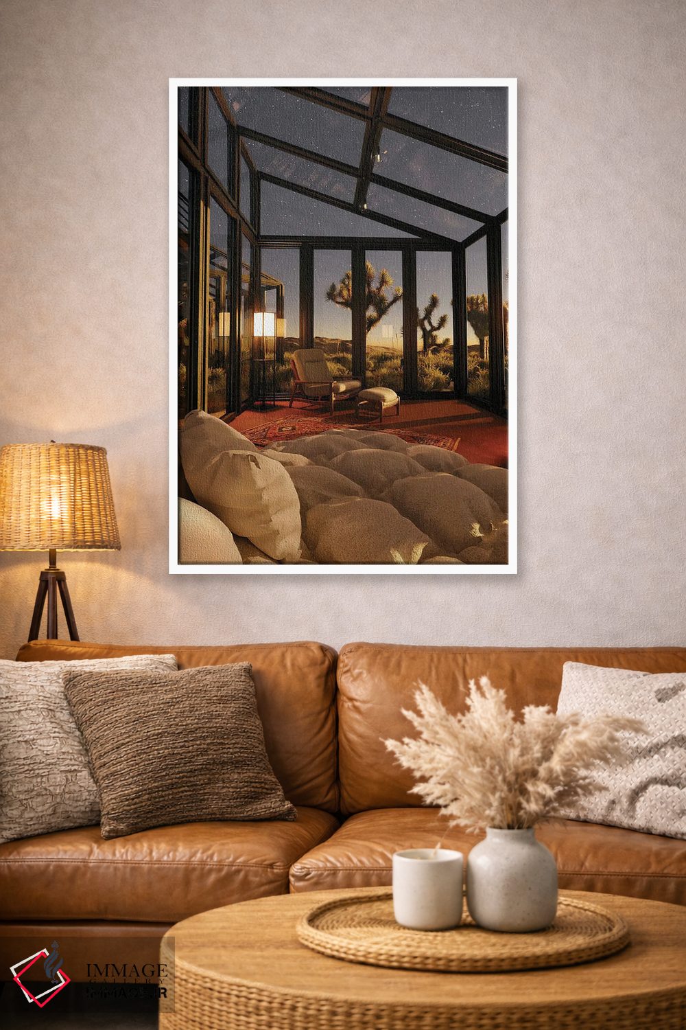 تابلو دکوراتیو درخت جاشوا اثر جیمز ترالی - D3W