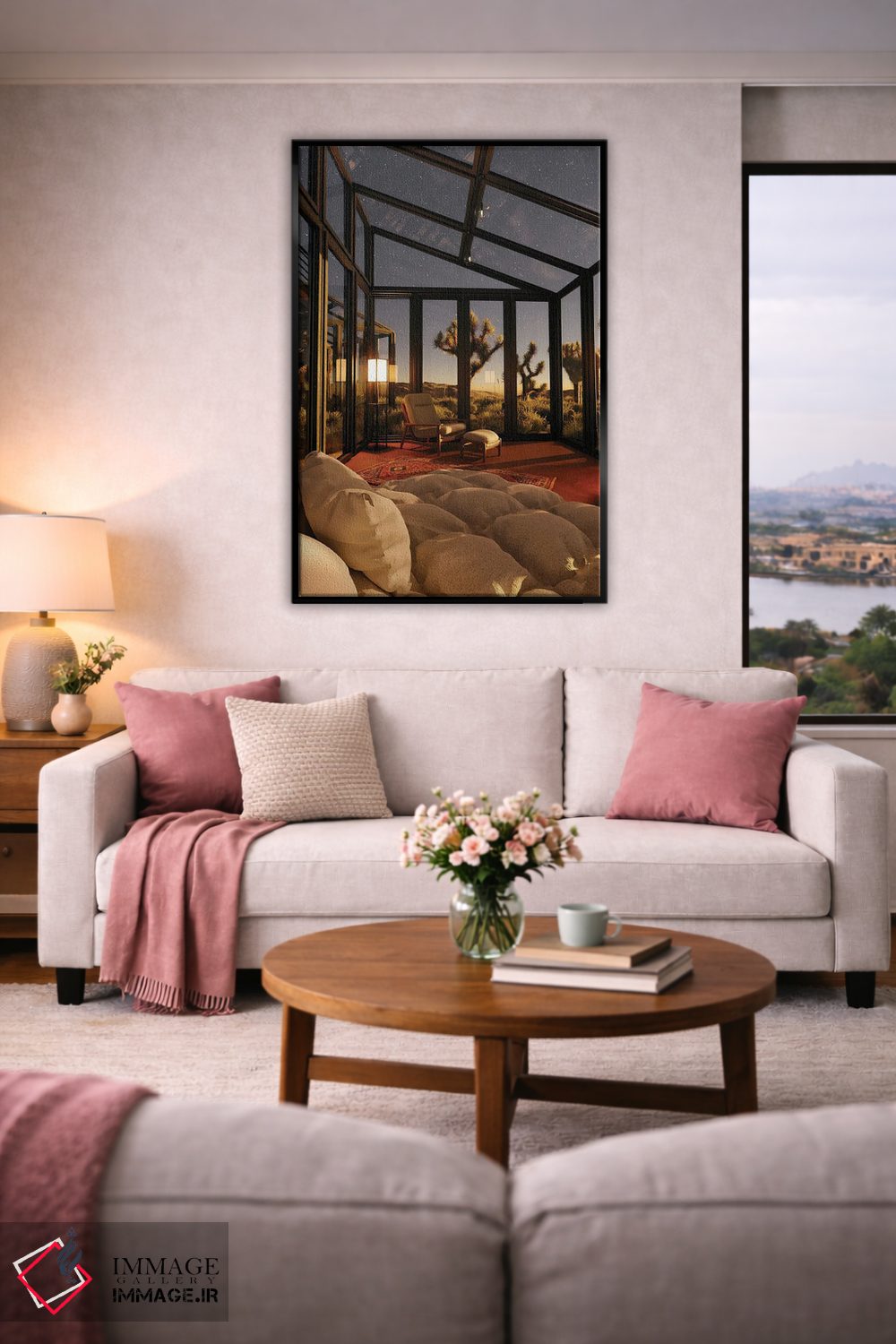 تابلو دکوراتیو درخت جاشوا اثر جیمز ترالی - D5B