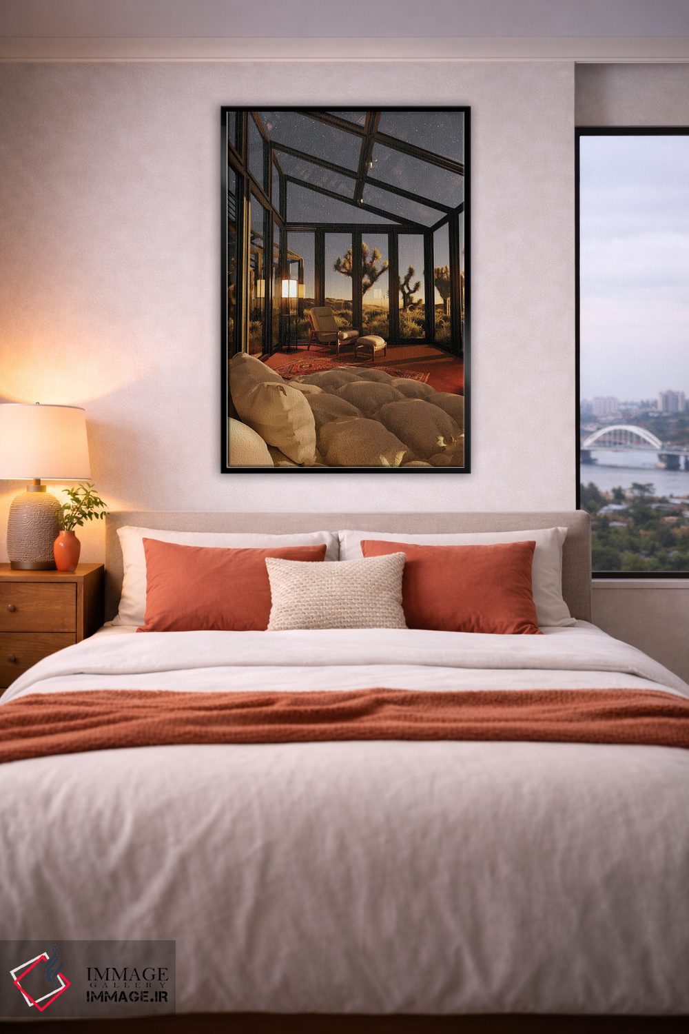 تابلو دکوراتیو درخت جاشوا اثر جیمز ترالی - D6B