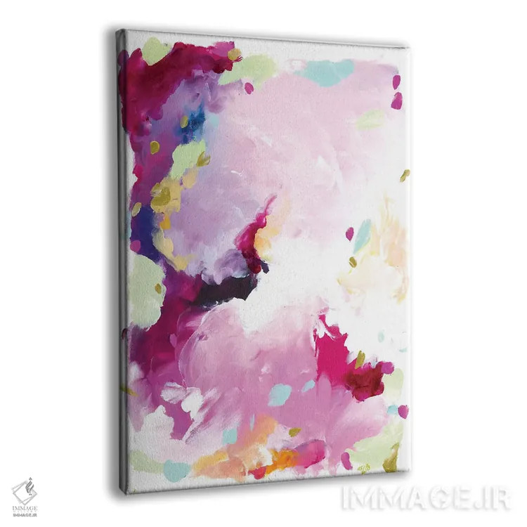 تابلو انتزاعی لیا اثر جولیا بادو - نمای پرسپکتیو محصول