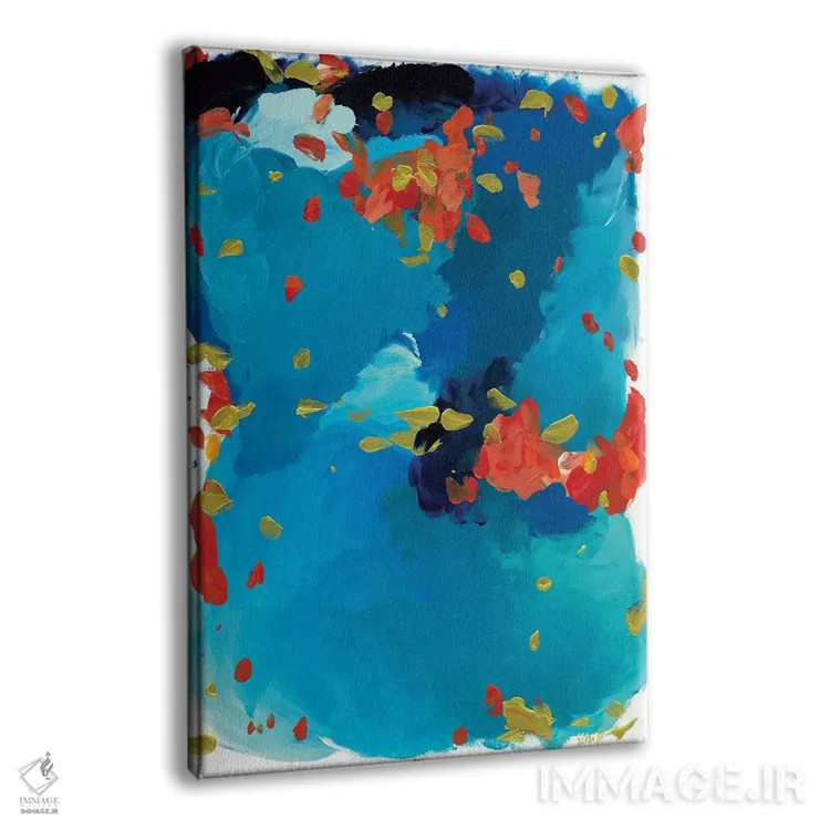 تابلو انتزاعی مریدا اثر جولیا بادو - نمای پرسپکتیو محصول