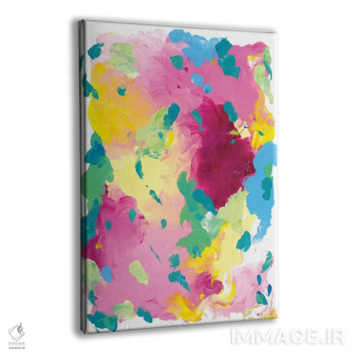 تابلو انتزاعی شروع های نو اثر جولیا بادو - نمای پرسپکتیو محصول