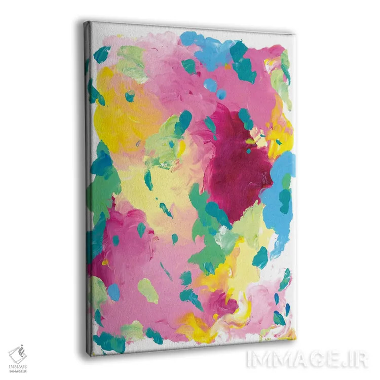 تابلو انتزاعی شروع های نو اثر جولیا بادو - نمای پرسپکتیو محصول