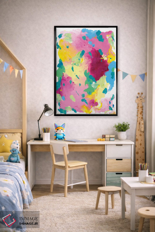 تابلو انتزاعی شروع های نو اثر جولیا بادو - D1B