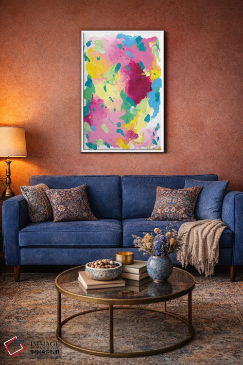 تابلو انتزاعی شروع های نو اثر جولیا بادو - D3W