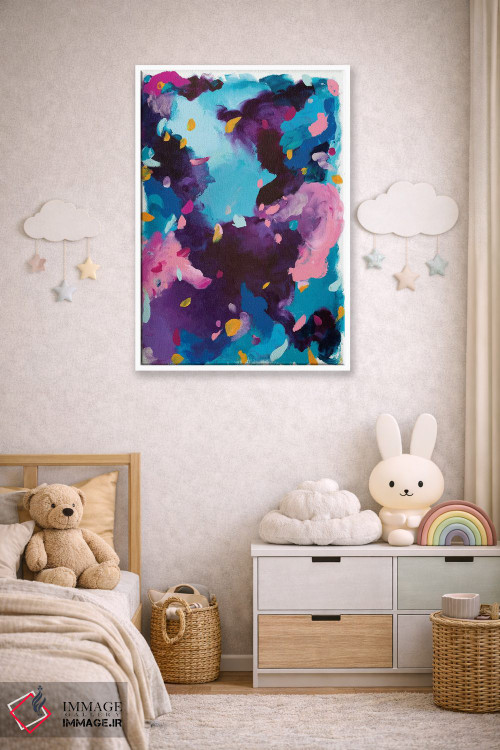 تابلو انتزاعی خاموشی اثر جولیا بادو - D3W