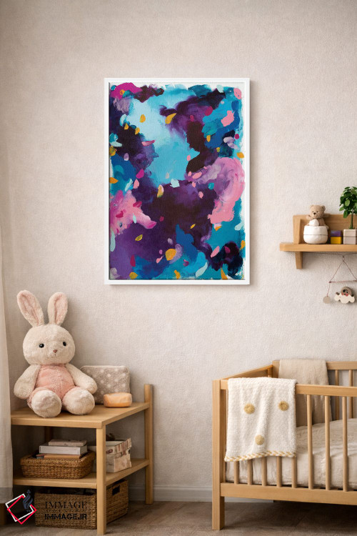 تابلو انتزاعی خاموشی اثر جولیا بادو - D2W