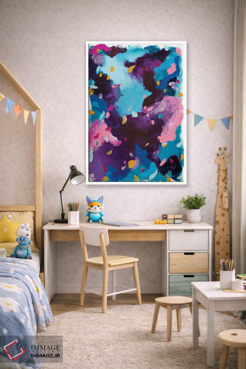 تابلو انتزاعی خاموشی اثر جولیا بادو - D1W