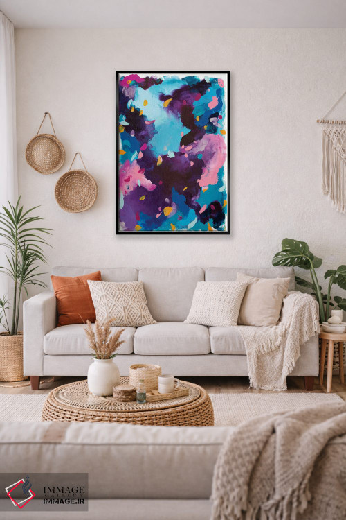 تابلو انتزاعی خاموشی اثر جولیا بادو - D4B