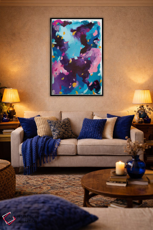 تابلو انتزاعی خاموشی اثر جولیا بادو - D6B