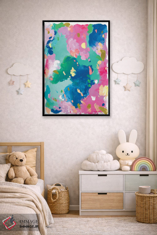 تابلو انتزاعی قرار بازی اثر جولیا بادو - D5B