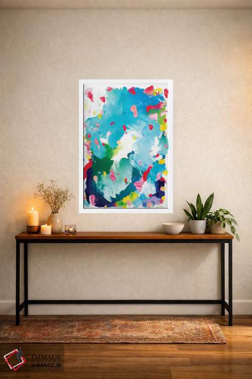 تابلو انتزاعی پونیو اثر جولیا بادو - D4W