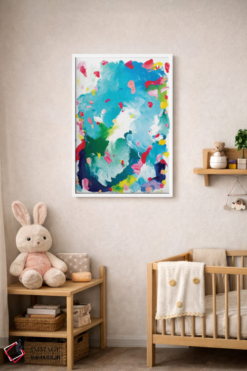 تابلو انتزاعی پونیو اثر جولیا بادو - D2W