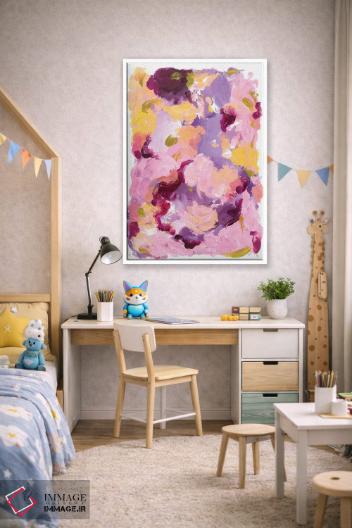 تابلو انتزاعی راپونزل اثر جولیا بادو - D1W