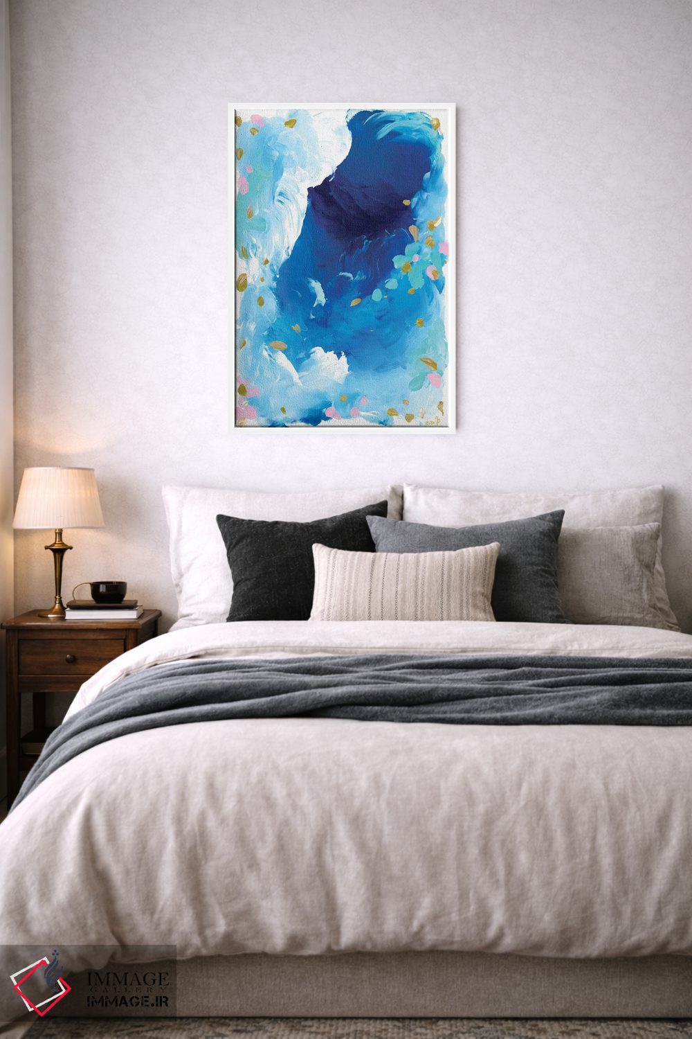 تابلو انتزاعی اقیانوس اثر جولیا بادو - D6W