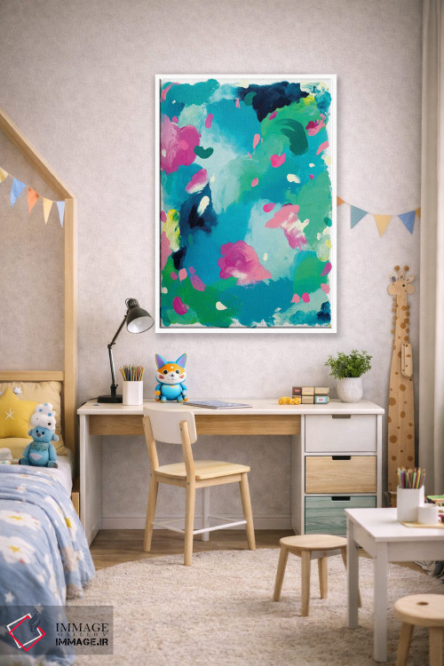 تابلو انتزاعی شادی وصف نشدنی اثر جولیا بادو - D1W