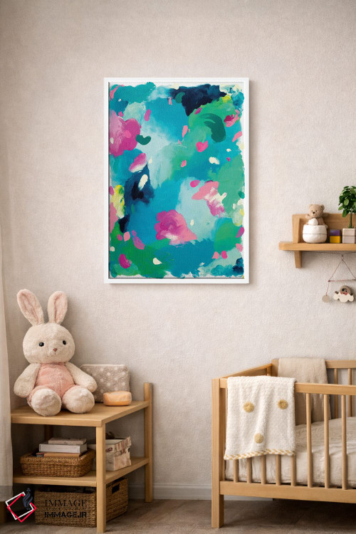 تابلو انتزاعی شادی وصف نشدنی اثر جولیا بادو - D3W