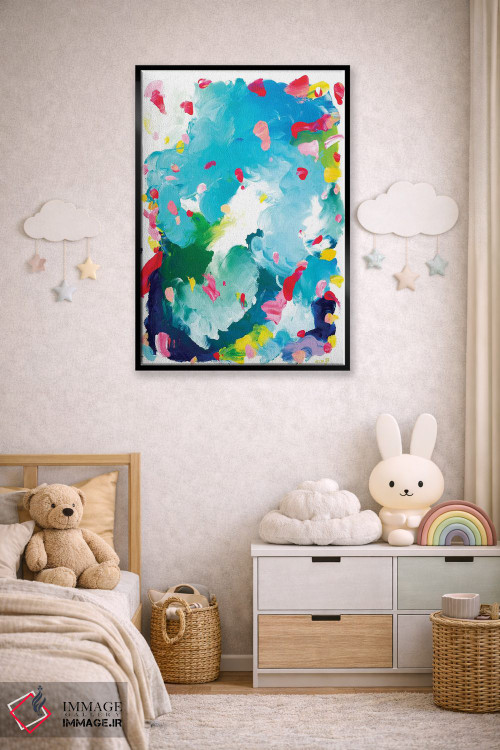 تابلو انتزاعی پونیو اثر جولیا بادو - D6B