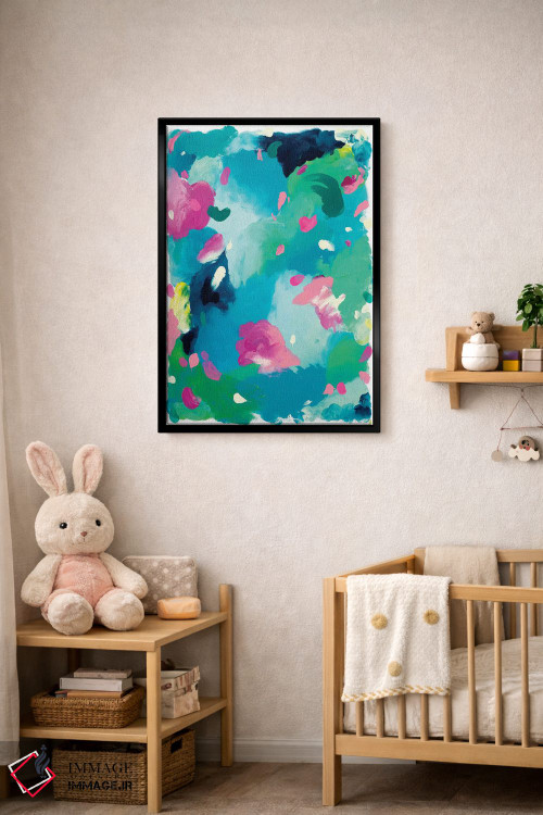 تابلو انتزاعی شادی وصف نشدنی اثر جولیا بادو - D5B