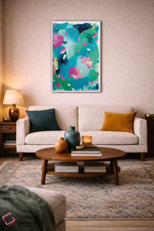 تابلو انتزاعی شادی وصف نشدنی اثر جولیا بادو - D4W