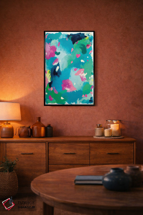 تابلو انتزاعی شادی وصف نشدنی اثر جولیا بادو - D6B