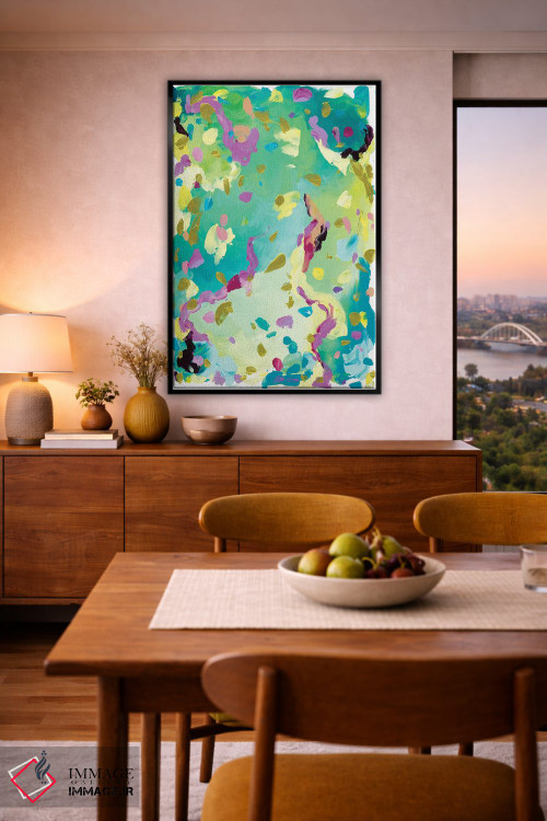 تابلو انتزاعی تیانا اثر جولیا بادو - D6B