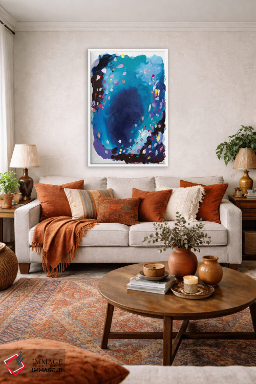 تابلو انتزاعی زیر دریا اثر جولیا بادو - D3W