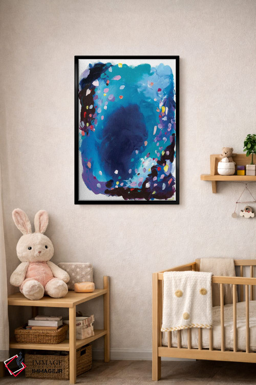 تابلو انتزاعی زیر دریا اثر جولیا بادو - D5B