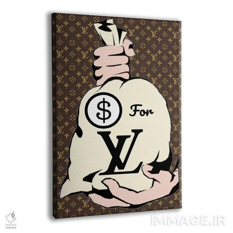 تابلو دکوراتیو پول برای لویی ویتون اثر جولی شریبر - نمای پرسپکتیو محصول