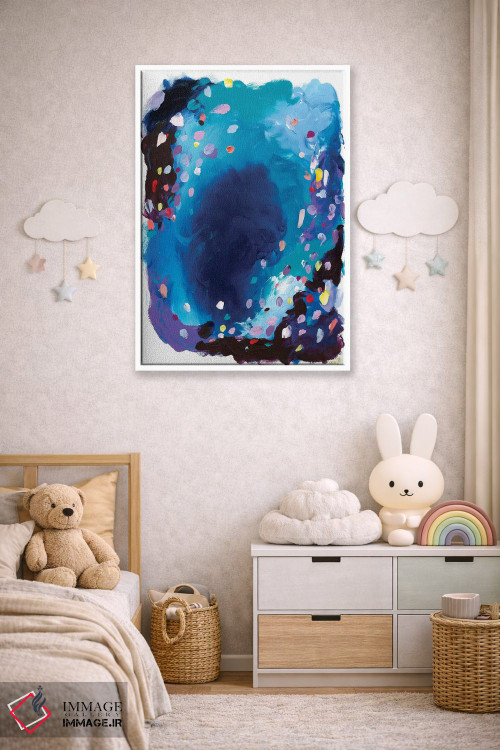 تابلو انتزاعی زیر دریا اثر جولیا بادو - D4W