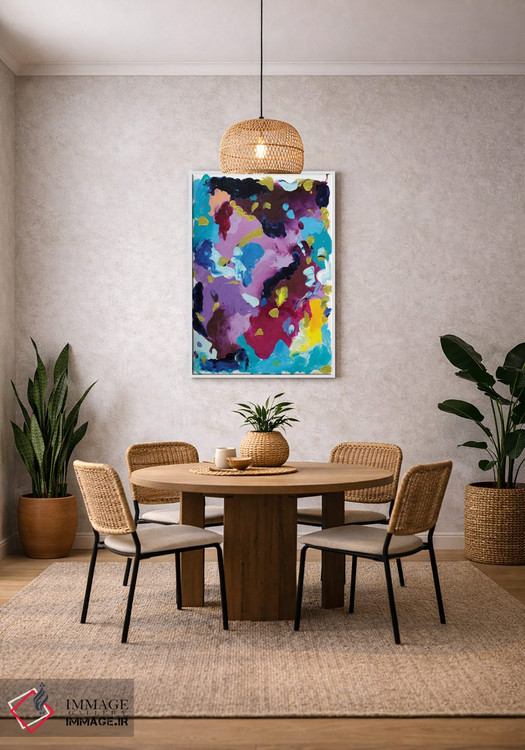 تابلو انتزاعی روی وحشی اثر جولیا بادو - D4W