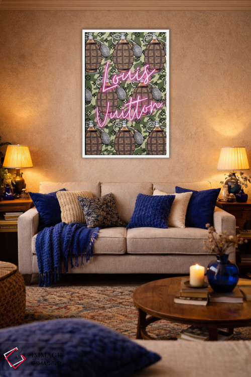تابلو دکوراتیو استتار لویی ویتون اثر جولی شریبر - D4W