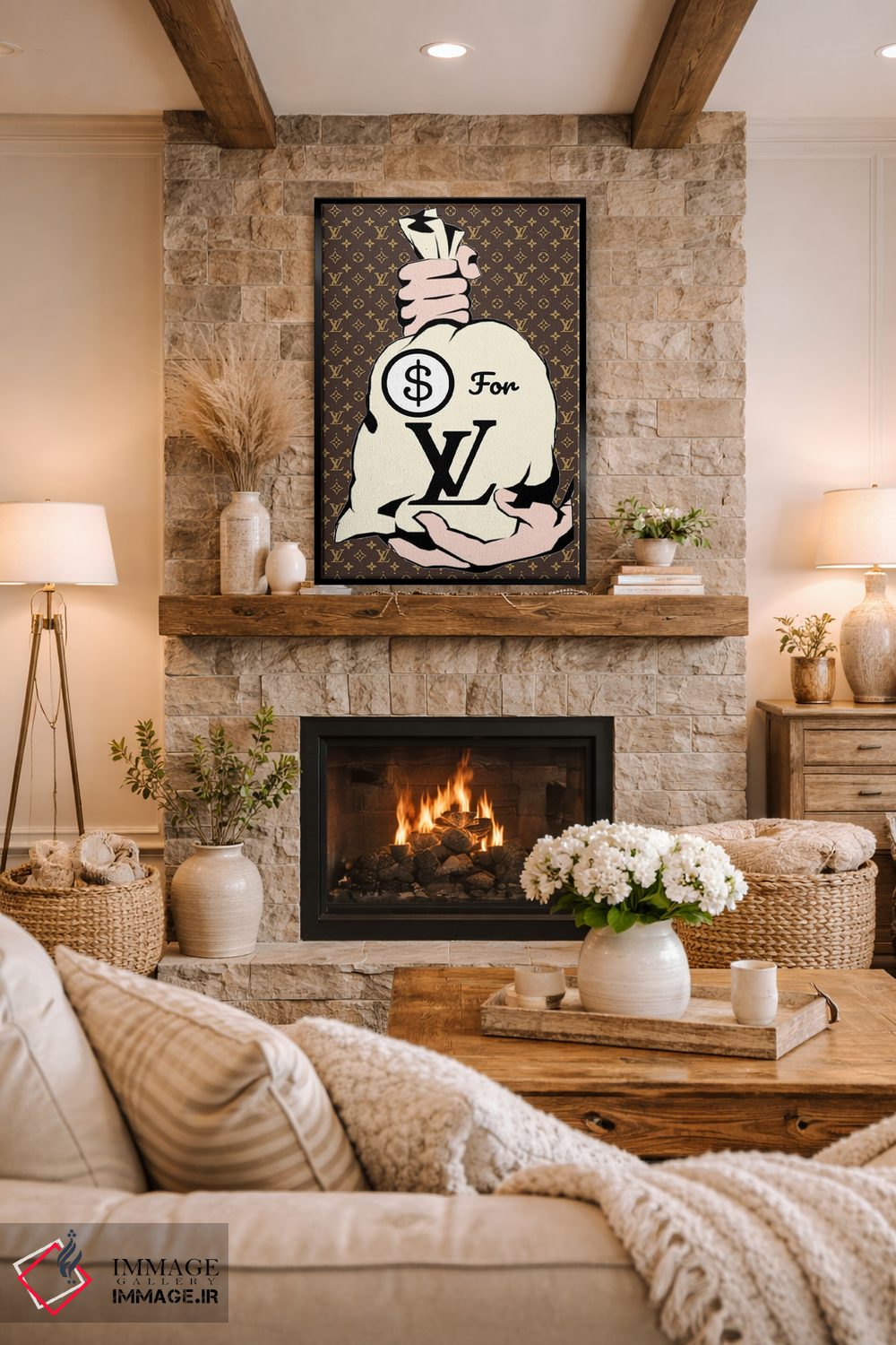 تابلو دکوراتیو پول برای لویی ویتون اثر جولی شریبر - D2B