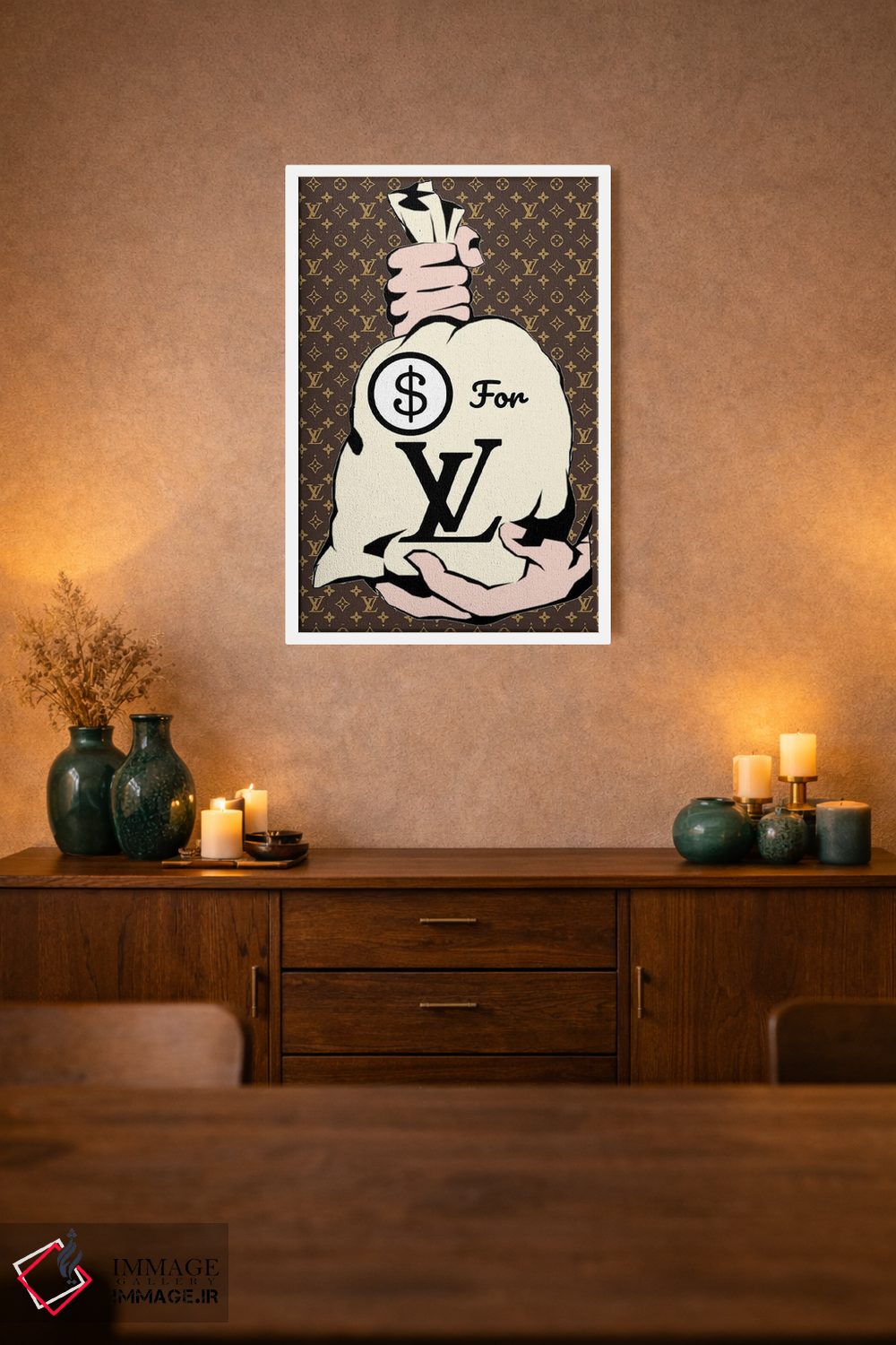 تابلو دکوراتیو پول برای لویی ویتون اثر جولی شریبر - D1W