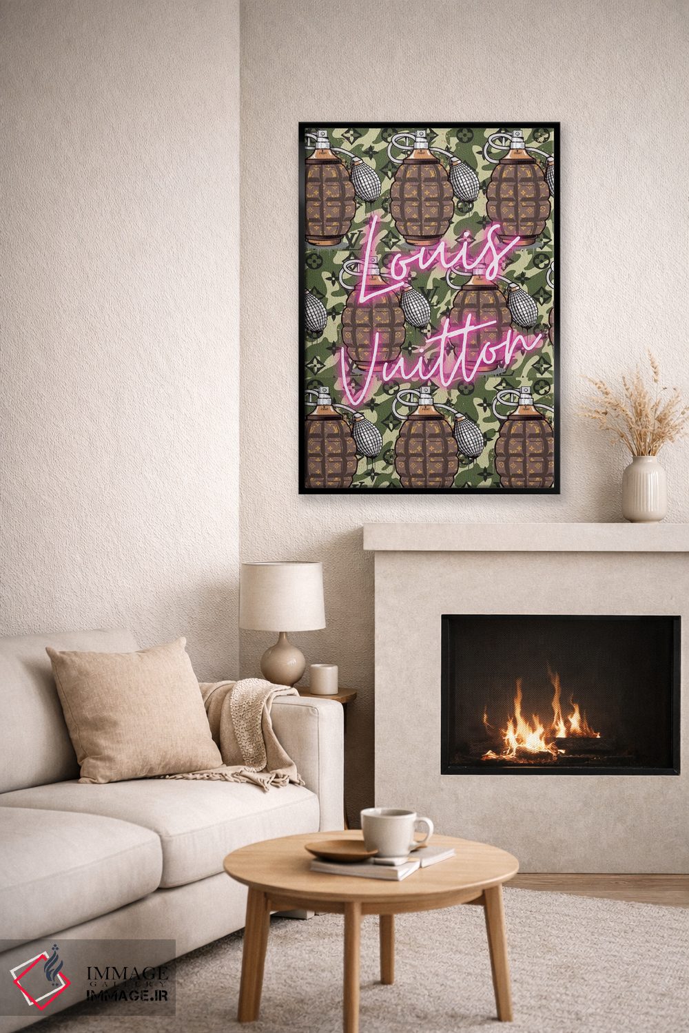 تابلو دکوراتیو استتار لویی ویتون اثر جولی شریبر - D6B