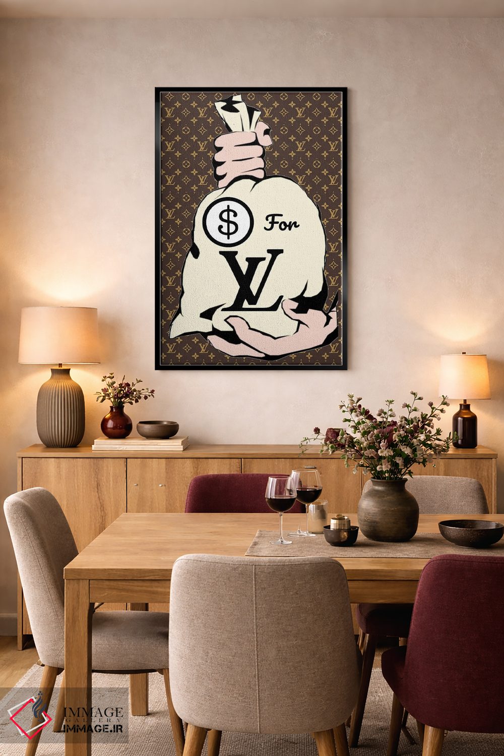 تابلو دکوراتیو پول برای لویی ویتون اثر جولی شریبر - D4B