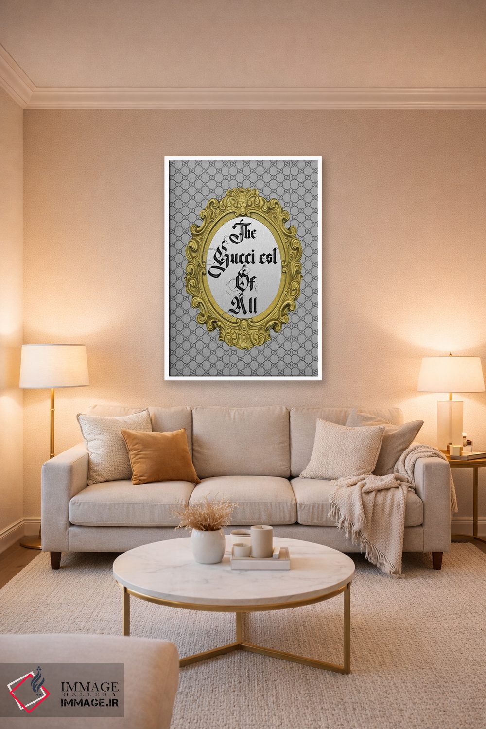 تابلو دکوراتیو گوچی ترین همه اثر جولی شریبر - D3W