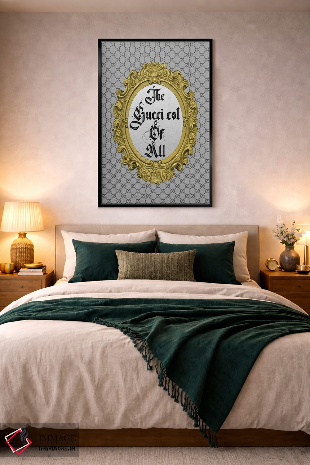 تابلو دکوراتیو گوچی ترین همه اثر جولی شریبر - D4B