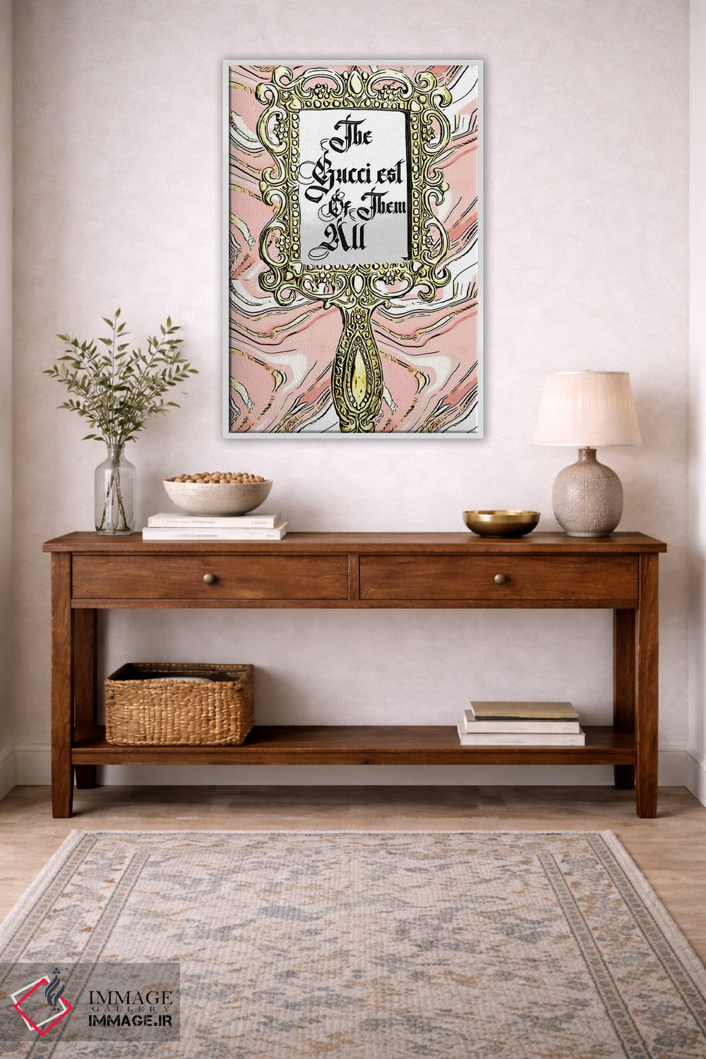 تابلو دکوراتیو گوچی ترین اثر جولی شریبر - D2W