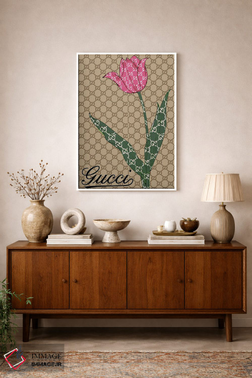 تابلو دکوراتیو گل گوچی اثر جولی شریبر - D1W