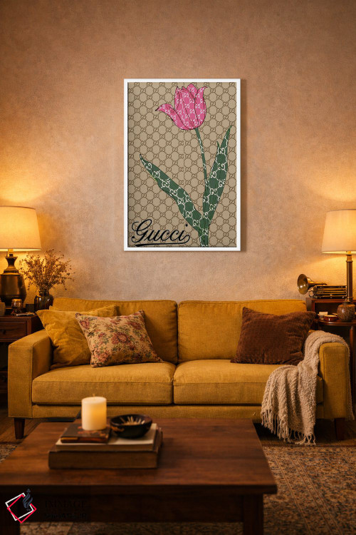 تابلو دکوراتیو گل گوچی اثر جولی شریبر - D2W