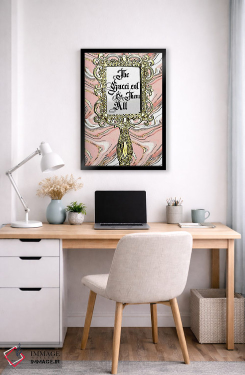 تابلو دکوراتیو گوچی ترین اثر جولی شریبر - D6B