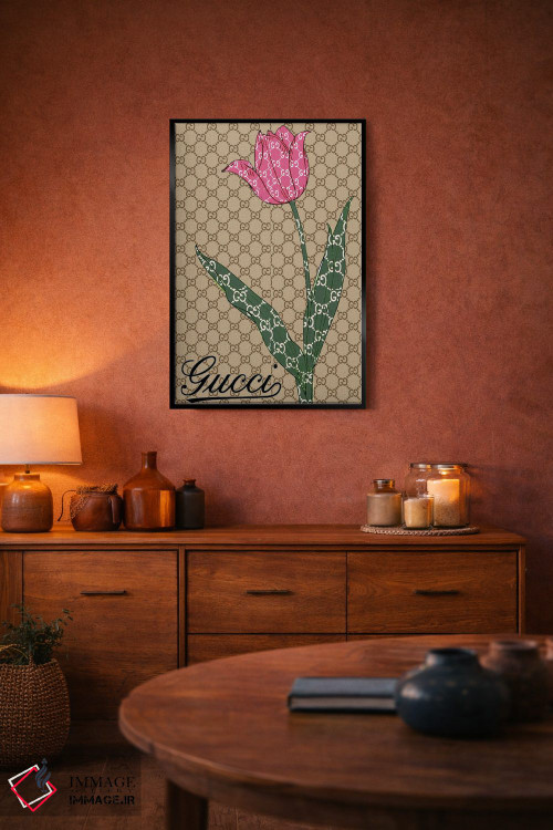 تابلو دکوراتیو گل گوچی اثر جولی شریبر - D4B